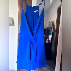 naked zebra blue romper size large